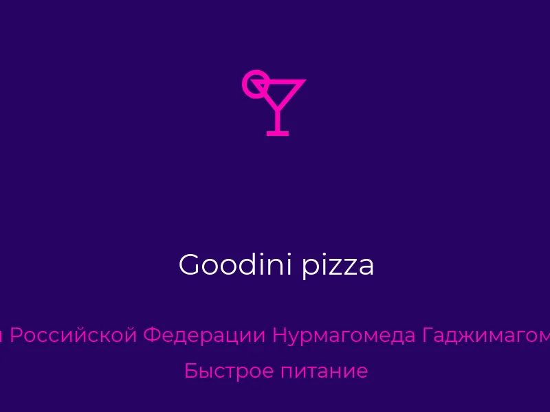 Goodini pizza