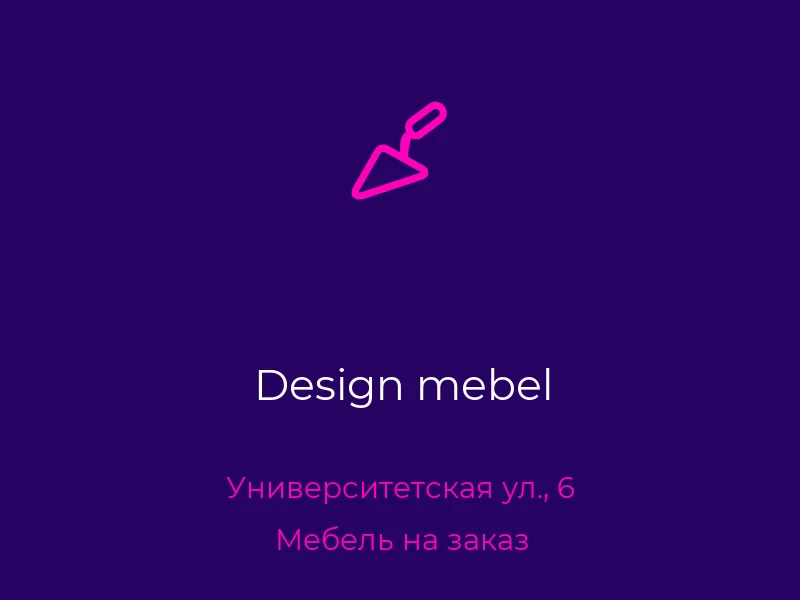 Design mebel